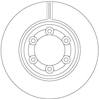 Abbildung von TRW DF6984 Bremsscheibe 280 27 6 109 Belüftet lackiert ISUZU: D Max II Pickup, 1 Pickup