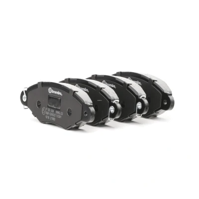 Abbildung von BREMBO P 56 038 Bremsbelagsatz inkl. Verschleißwarnkontakt mit Bremssattelschrauben ohne Zubehör RENAULT: Kangoo I Express,