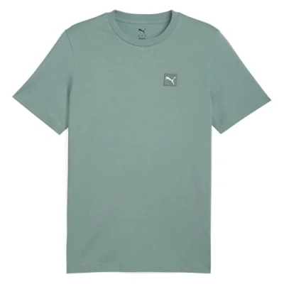 Abbildung von PUMA Unisex ESS Elevated Tee T Shirts, Green Moon,