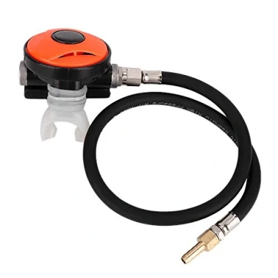 Abbildung von Tbest Atemregler Tauchen, Lungenautomat Tauchregler Schnorchelregler Scuba Dive Snorkel 2Nd Stage Explorer Mit Mundstück Atemschlauch Tauchausrüstung Zubehör