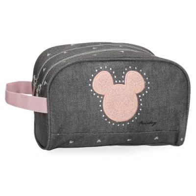 Abbildung von Joumma Bags, Mickey Studs, Federmäppchen für die Schule, Kulturbeutel Kinder, aus Polyester., Schwarz,