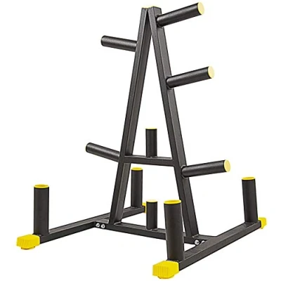 Abbildung von Signature Fitness Unisex Erwachsene Weight Plate Rack Hantelscheibenständer, Schwarz