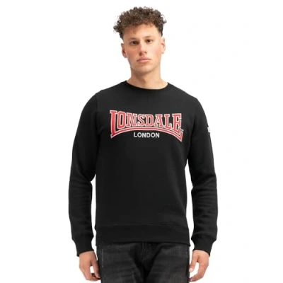 Abbildung von Lonsdale Herren Berger Lp181 Sweatshirt, Schwarz, M EU