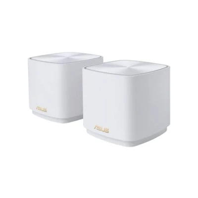 Abbildung von ASUS Ai Mesh AX WLAN System ZenWiFi XD4 Weiß (2in1 Zugangspunkte Set, AX1800 WiFi 6, 2x Gigabit LAN, App Steuerung, unterbrechungsfreies Roaming, AiProtection)