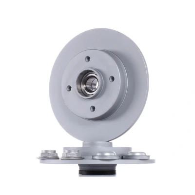 Abbildung von ATE 24.0109 0100.2 Bremsscheibe 249,0 9,0 4 108,0 voll beschichtet mit Radlager, ABS Sensorring PEUGEOT: 2008 Estate, 307 SW, 208 I Hatchback