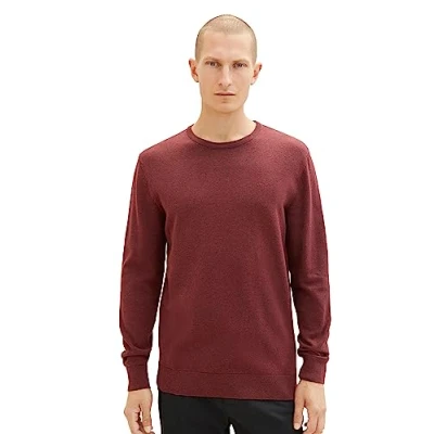 Abbildung von TOM Tailor Pullover Strickpullover, Herren, Größe: XXL, Bordeaux