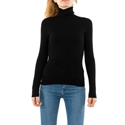 Abbildung von ONLY Karol L/S Rollneck Strickpullover, Damen, Größe: XL, Black