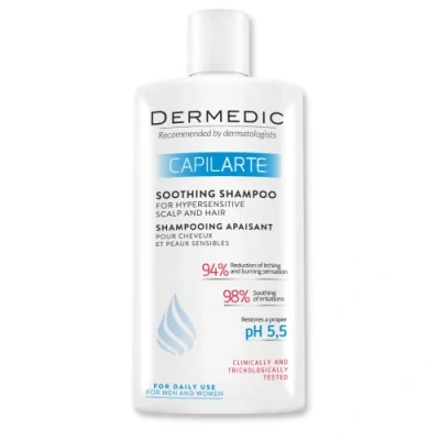 Abbildung von DERMEDIC CAPILARTE Beruhigendes Shampoo für Haare und überempfindliche Kopfhaut 300 ml