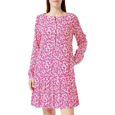 Abbildung von comma Damen 60.2.61.20.200.2135402 Kleid, 01B4 pinkweiß, 34