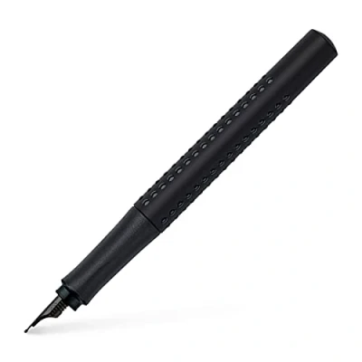 Abbildung von FABER CASTELL 140963 Füller Grip Edition, Federbreite F, All Black, 1 Stück