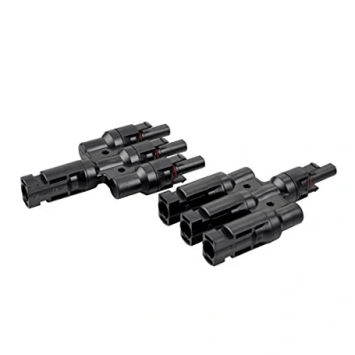Abbildung von enjoy solar® 1 Paar Solarstecker T Verteiler 3 fach für Parallelschaltung Solarmodul