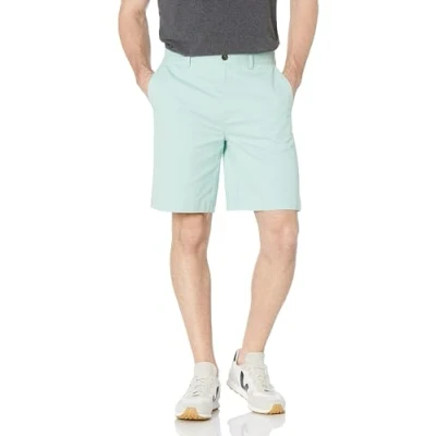 Abbildung von Amazon Essentials Herren Klassisch Geschnittene Chinoshorts, 23 cm, Aquagrün, 29W