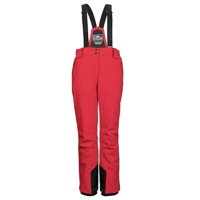 Abbildung von killtec Damen Funktionshose/Skihose mit abnehmbaren Trägern, Kantenschutz und Schneefang KSW 249 WMN SKI PNTS, modern red, 42, 37559 000