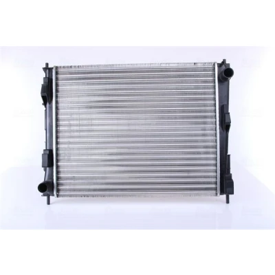Abbildung von NISSENS 67286 Kühler, Motorkühlung Aluminium 496 415 18 Kühlrippen mechanisch gefügt RENAULT: TWINGO 2, Wind