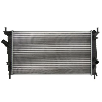 Abbildung von THERMOTEC D7G002TT Kühler, Motorkühlung Aluminium, Kunststoff 672 359 26 Schaltgetriebe Kühlrippen mechanisch gefügt VOLVO: V50, S40 II, FORD: Focus 2