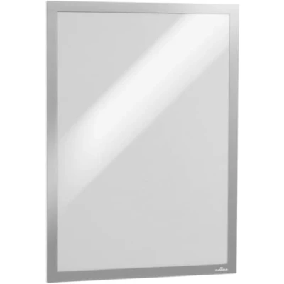 Abbildung von Durable Info Rahmen Duraframe (A3, selbstklebend mit Magnetverschluss) 1 Stück, silber, 483823