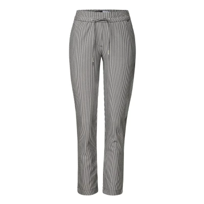 Abbildung von Cecil Seersucker HOSE Jogginghose, Damen, Größe: Sx28, Grün