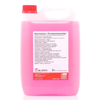 Abbildung von FEBI BILSTEIN 22272 Frostschutz G12 Rot 38(50/50) AUDI: A4 B5 Avant, B7 Saloon, VOLKSWAGEN: GOLF 2, 1 Cabriolet