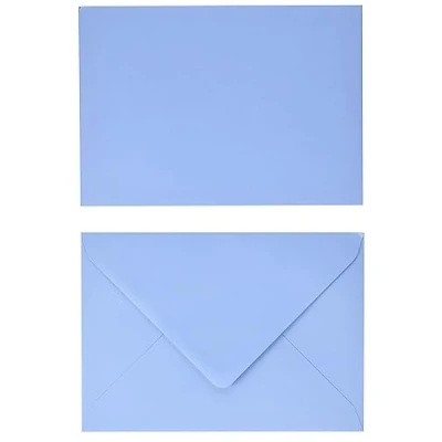 Abbildung von Clairefontaine 55722C Packung mit 20 Umschläge Pollen gefüttert, Format C5 (16,2x22,9cm), 120g, ideal für Ihre Einladungen und Korrespondenz, Lavendelblau, 1 Pack