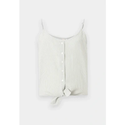 Abbildung von ONLY Onllecey KNOT Singlet Top, Damen, Größe: XS, Cloud dancer/lily pad
