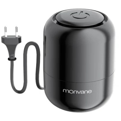 Abbildung von Vakuumpumpe für Vakuumbeutel, MONVANE Elektrische Pumpe 220V 40W, Tragbare Luftpumpe Reise Vakuumbeutel