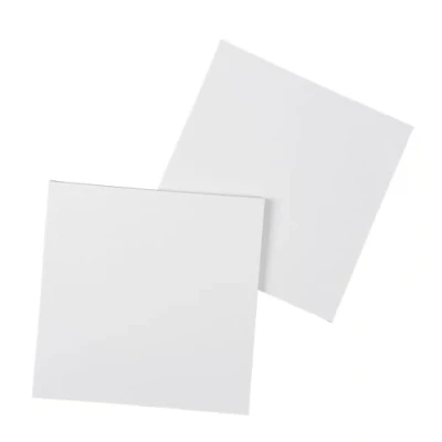Abbildung von Ideen mit Herz Leinwand auf MDF Rahmen 2 Stück Keilrahmen Künstler zum Bemalen Acryl oder Öl Farben 390g/m² (30 cm x 30 cm)