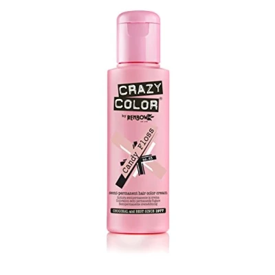 Abbildung von Renbow Crazy Color Semi Permanent Hair Dye candy floss 65 100 ml, 1er pack (1 x 115 g)