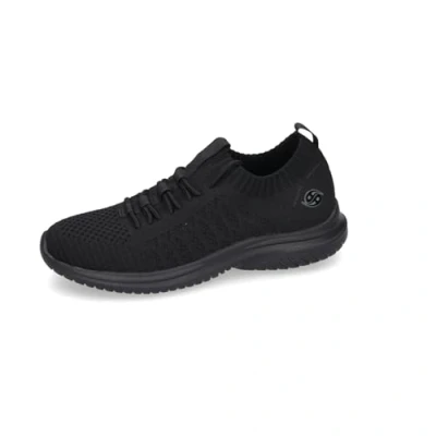 Abbildung von Dockers by Gerli Damen Low Top Sneaker, Frauen Halbschuhe,Strassenschuhe,Sportschuhe,Freizeitschuhe,Turnschuhe,Laufschuhe,allblack,37 EU