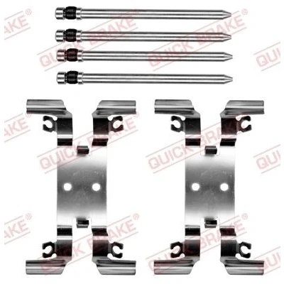 Abbildung von QUICK BRAKE 109 0206 Zubehörsatz, Scheibenbremsbelag AUDI: Q5
