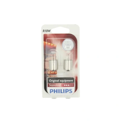 Abbildung von PHILIPS 13814B2 Glühlampe, Kennzeichenleuchte 24 10 R10W, Kugellampe BA15s