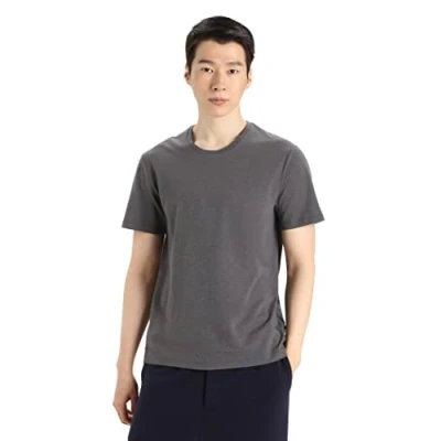 Abbildung von Icebreaker Natural Central Sport Tshirt Dark GREY, Herren, Größe: Medium, grey