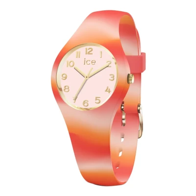 Abbildung von Ice WATCH tie and dye Sunrise Rosa Damenuhr mit Plastikarmband 022597 (Extra small)