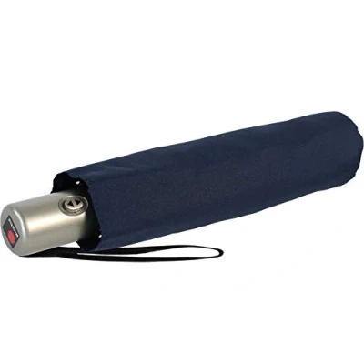 Abbildung von Knirps Regenschirm Slim Duomatic klein und leicht mit Auf Zu Automatik Navy