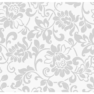 Abbildung von AS4HOME Klebefolie Möbelfolie Ornamente Silber Grau 45 cm x 200 Dekorfolie Barock