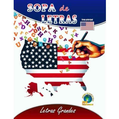 Abbildung von Sopa de Letras: LETRAS GRANDES Tema: Estados Unidos