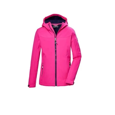 Abbildung von killtec Mädchen Softshelljacke/Outdoorjacke mit Kapuze KOS 145 GRLS SFTSHLL JCKT, fuchsia, 152, 43258 000
