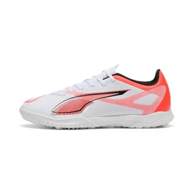 Abbildung von Puma Ultra 5 PLAY TT Fußballschuh Multinocken, Herren, Größe: 43, White/black/glowing red Schuhe