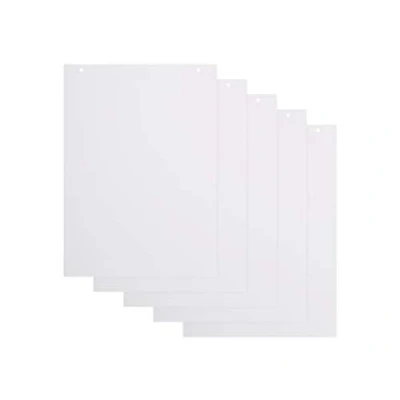 Abbildung von BoardsPlus Blanko Flipchart Papierblöcke 5er Pack A1 Flipchartblöcke, 60 g/m² Papier, 20 Blätter pro Block