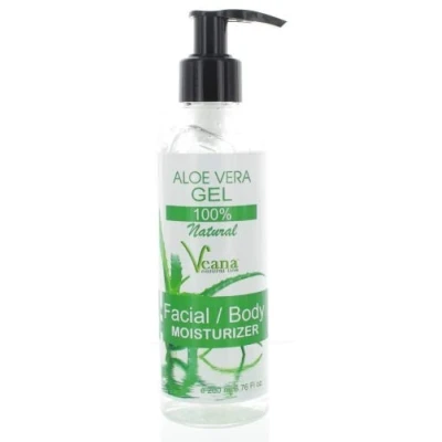 Abbildung von Aloe Vera Gel 100% natural (200ml) gegen Sonnenbrand, Entzündungen und Insektenstiche, wirksam bei Akne, Rosacea, Neurodermitis Schuppenflechte PREMIUM Qualität made in Europe