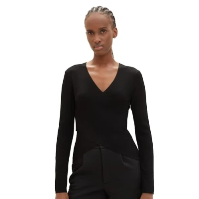 Abbildung von TOM Tailor Denim Strickpullover, Damen, Größe: XL, Deep black