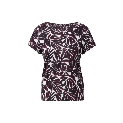 Abbildung von Cecil MIT Knopfdetail Tshirt print, Damen, Größe: Small, Rot