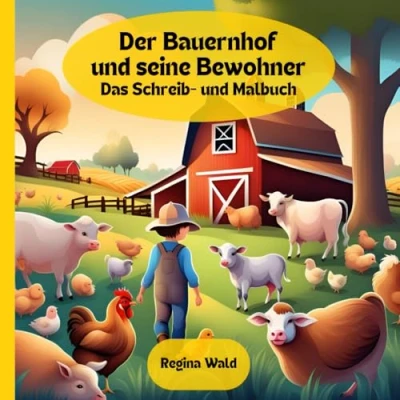 Abbildung von Der Bauernhof und seine Bewohner Das Schreib Malbuch