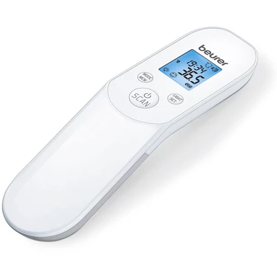 Abbildung von Beurer FT 85 kontaktloses digitales Infrarotthermometer, schnelles Fieberthermometer zur hygienischen, sicheren Messung der Körpertemperatur an Stirn