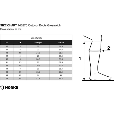 Abbildung von Horka Outdoor Stiefel Greenwich Kurz Braun 44