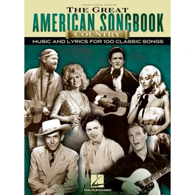 Abbildung von The Great American Songbook: Country Music And Lyrics for 100 Classic Songs (Songbook für Klavier, Gesang und Gitarre): Noten, Songbook ... Songs, Piano, Vocal, Guitar