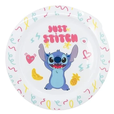 Abbildung von Stor Lilo &amp; Stitch Kinderteller Kunststoff Teller für Kinder wiederverwendbar BPA Frei 22 cm