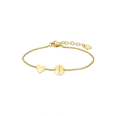 Abbildung von Liebeskind Berlin Armkettchen MIT ANHÄNGERN Edelstahl 20CM Armband goldcoloured, Größe: One Size, Gold coloured