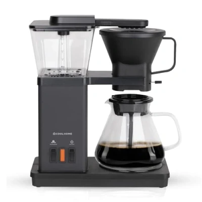 Abbildung von CoolHome Masterbrew Kaffeemaschine Filterkaffeemaschine Mit Blooming funktion Schwarz