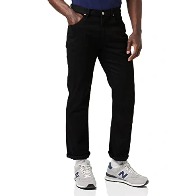 Abbildung von Lee Brooklyn Straight Herren Jeans, Clean Black, 42W / 32L