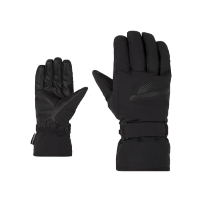Abbildung von Ziener Herren GORDANUS Ski Handschuhe/Wintersport wasserdicht, PFC frei, Black/Graphite, 10,5